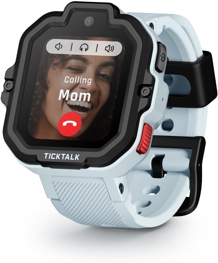 TickTalk5 Smart Watch for Kids with GPS Tracker, Video Calling, Texting, and Parental App, 4G Smartwatch with Free Music, Phone Calls, and Reminders for Kids Ages 3-12