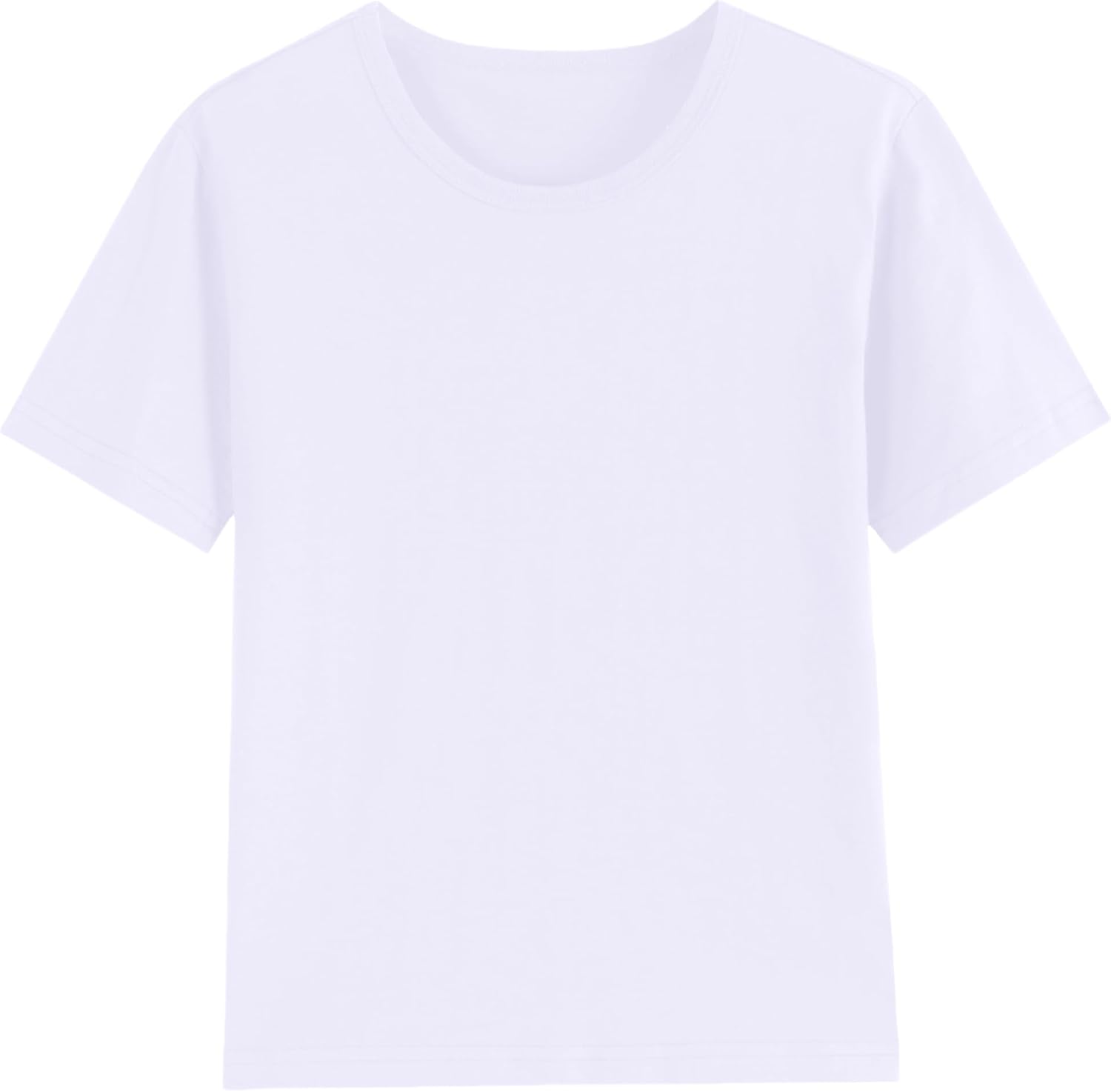 1 Pack Cotton Boys Kids Tshirt Short Sleeve Summer Tops Clothes Tee Shirts for Toddlers(Age 2-14)