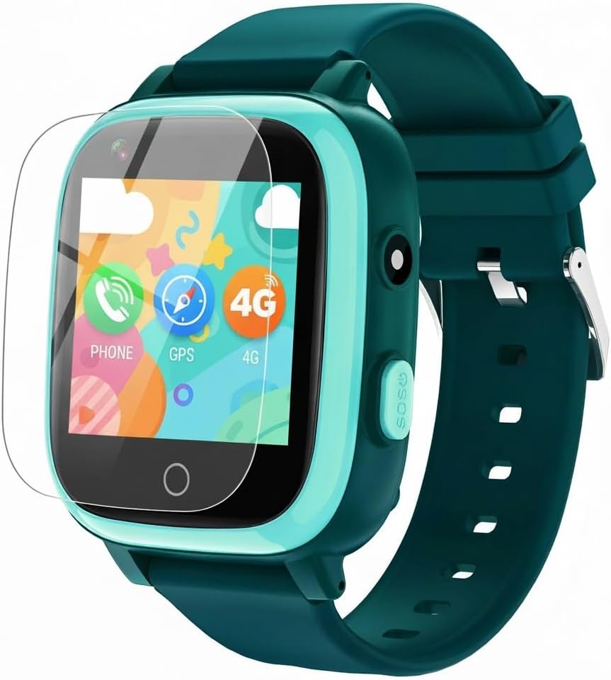 cjc 4G Smart Watch for Kids with GPS Tracker, Globally Applicable, Texting and Calling, Kids Watch for Ages 4-12 – Includes Video Call, Chat, SOS Alerts, App – Fun & Educational Birthday Gift Idea