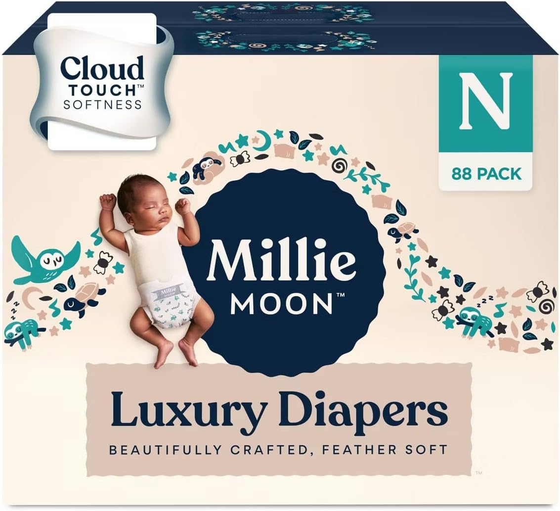 Millie Moon Luxury Diapers – Size Newborn (