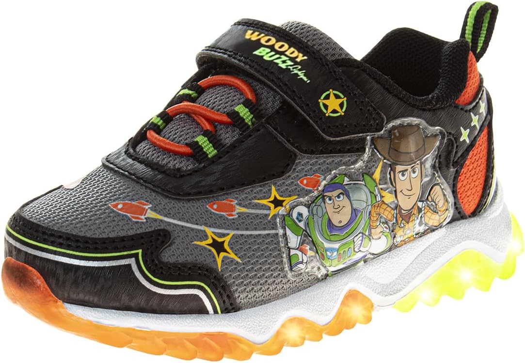 Toy Story Shoes LED Light Up Sneakers Size Toddler – Little Kid