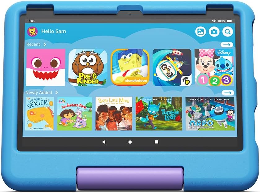 Amazon Kid-Proof Case for Fire HD 10 tablet (Only compatible with 13th generation tablet, 2023 release) – Blue