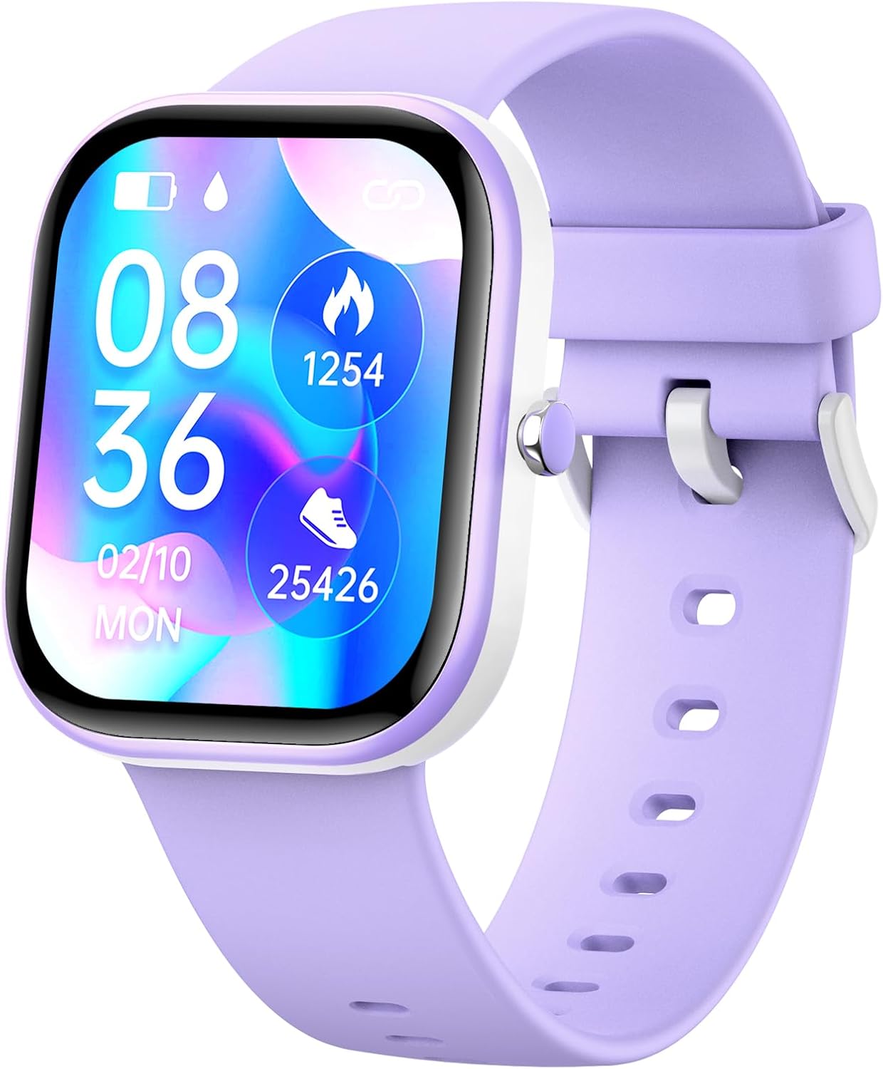 Nyonio Smart Kids Watch with Fitness Tracker No Phone/APP Needed,19 Sport Mode,1.5″ DIY Dial,IP68 Waterproof,Sleep Monitor,Pedometers,Heart Rate,Great Birthday Gift for Boys Girls Teens 6-14 year Olds