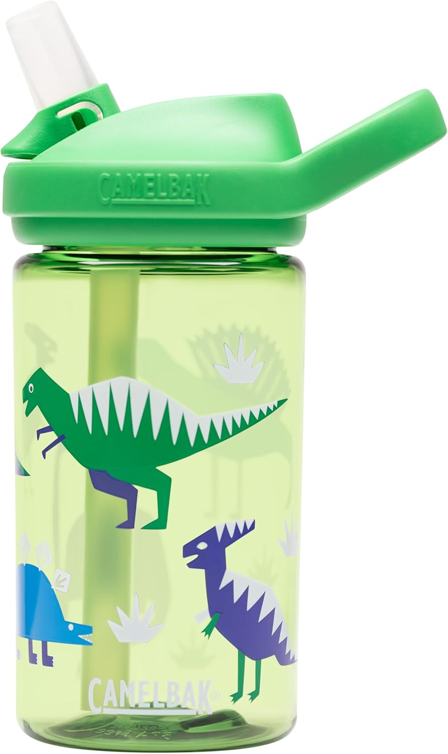 CamelBak Eddy+ Kids Water Bottle with Bite Valve Straw, Leak‑Resistant Easy Sip Design for Everyday Hydration, 14oz | Kids