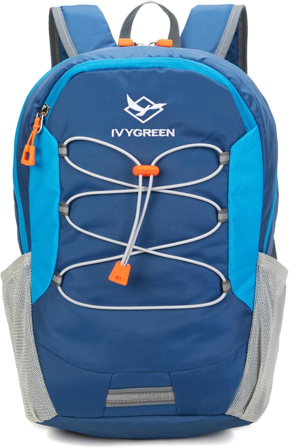 IVYGREEN Little Kids Hiking Backpack for Boys or Girls, Small Daypack for Camping or Travel (Blue, Small)