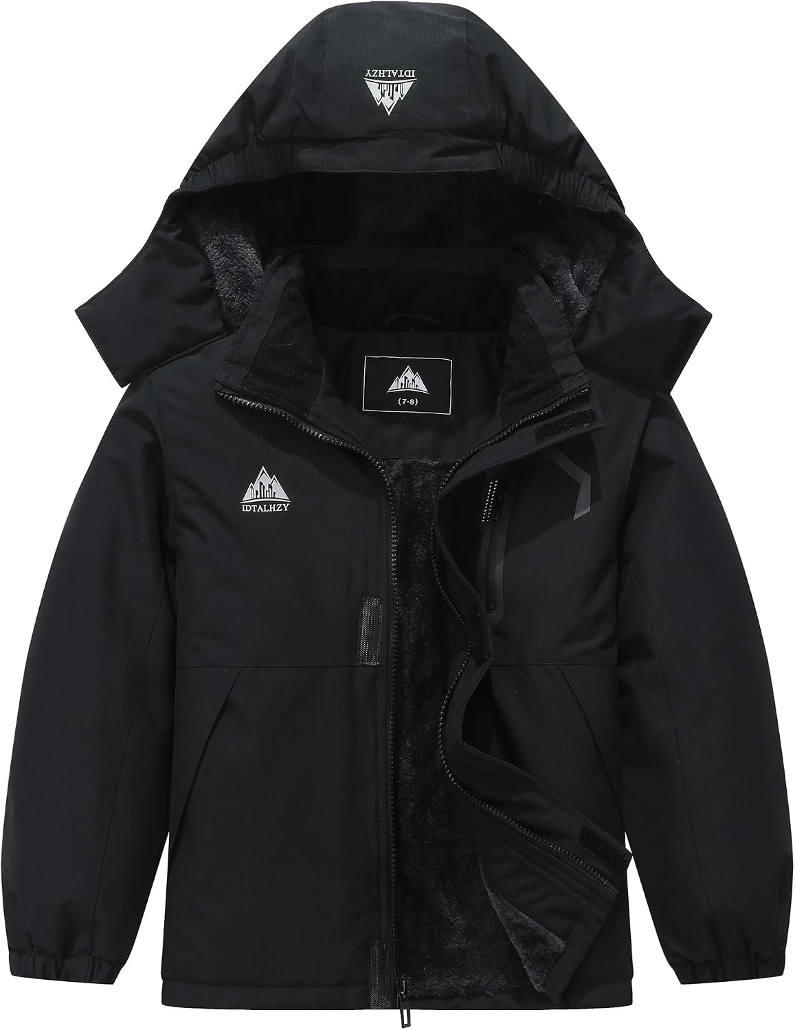 Kids Waterproof Ski Jacket with Detachable Hood