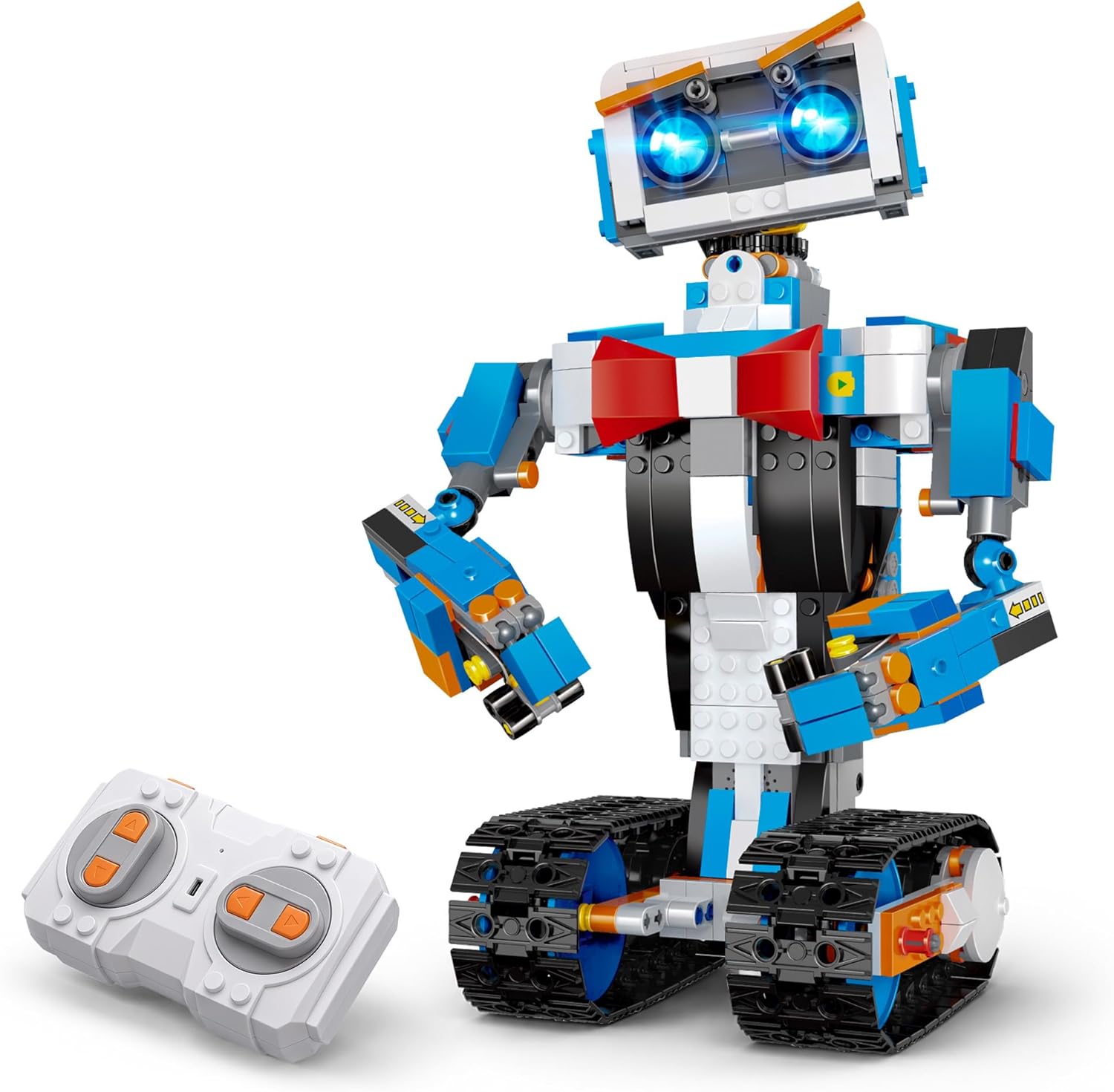 okk Robot Building Toys for Boys, STEM Projects for Kids Ages 6-12, Remote & APP Controlled Engineering Learning Educational Coding DIY Building Kit Rechargeable Robot Toy Gifts for Girls
