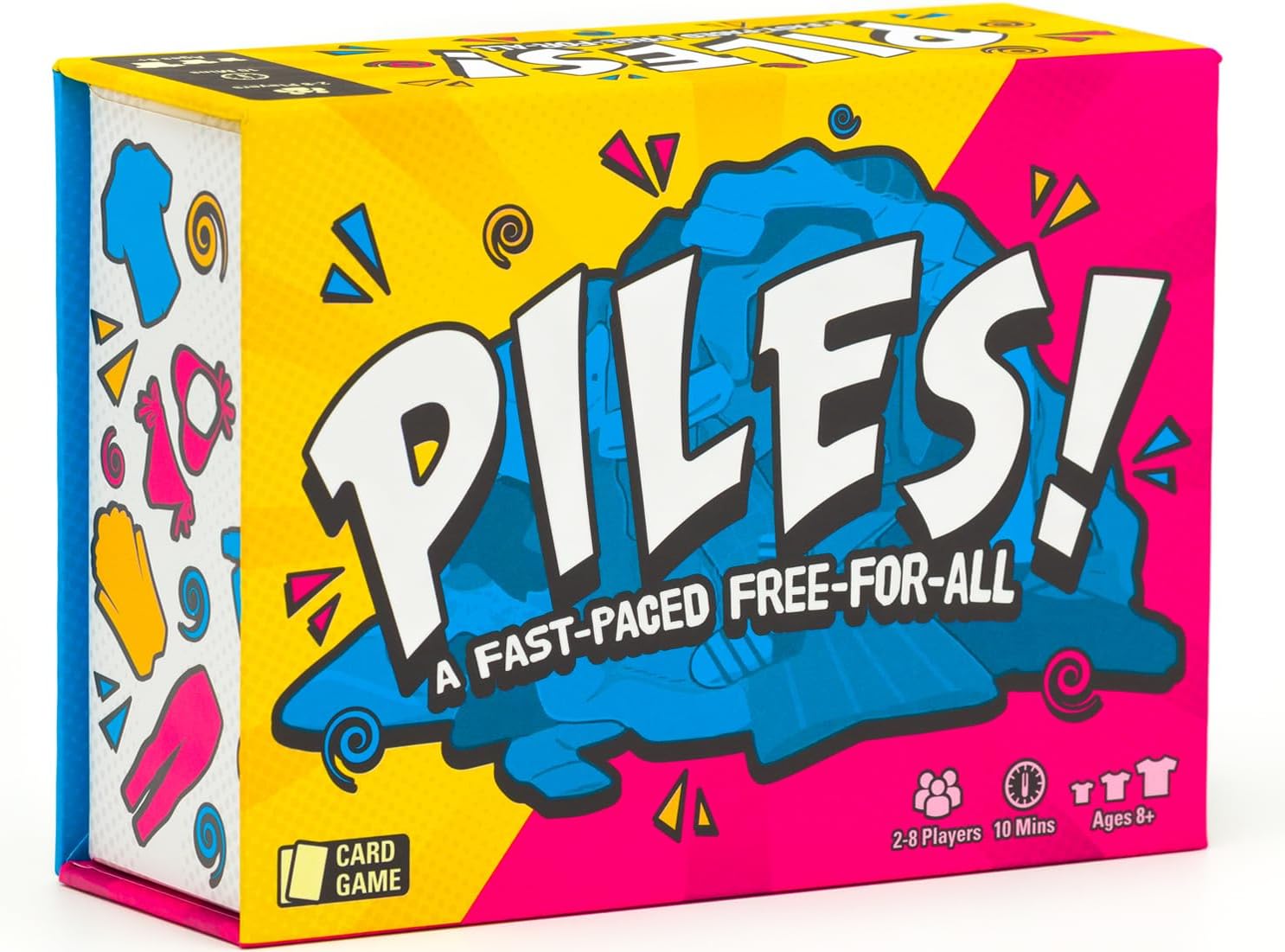 Lost Boy Entertainment Piles – Card Games – Family Games – for Kids 8 and Up – for Adults – Family Game Night – Travel & Memory Game – Party Games – 10 Mins