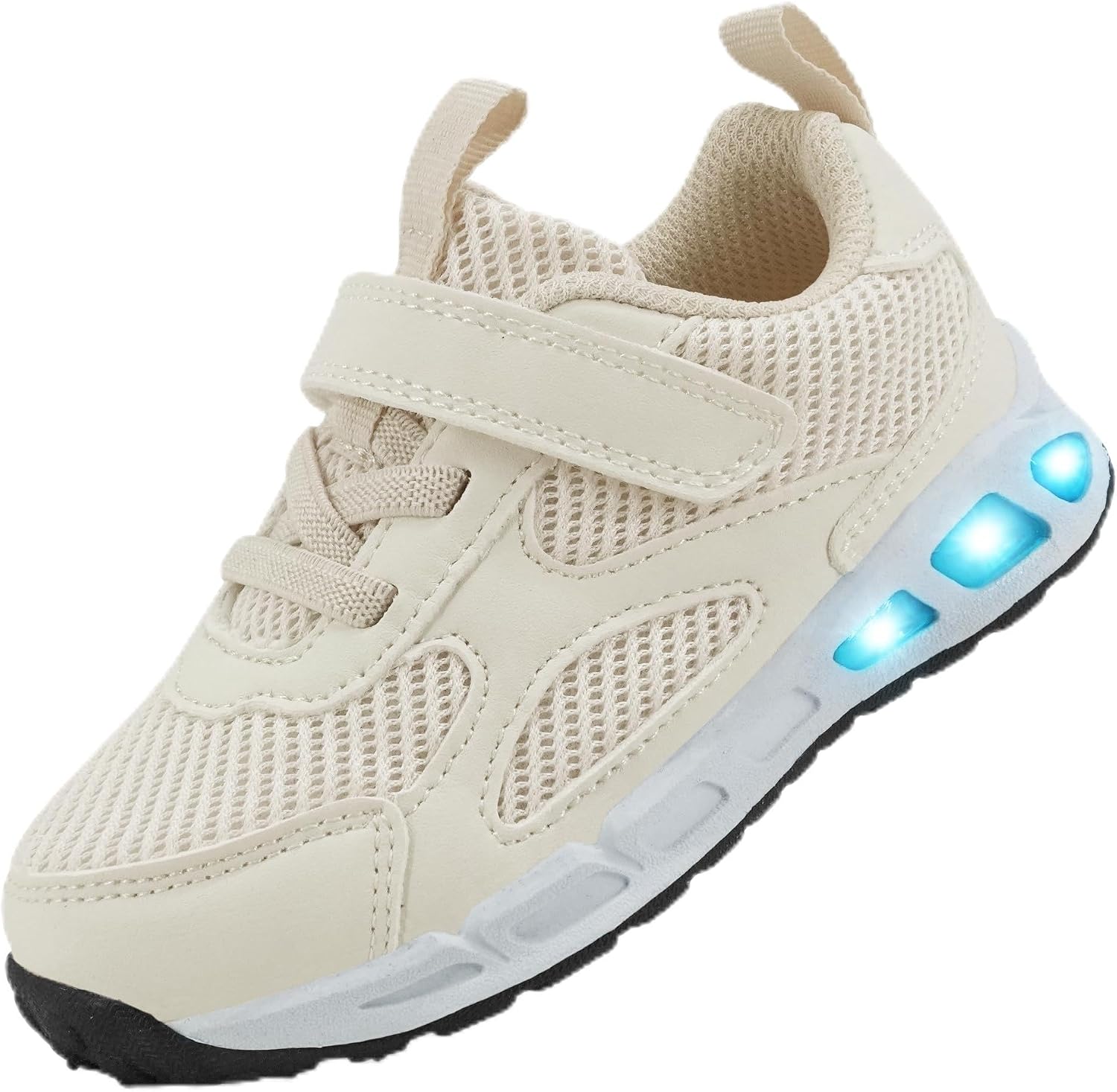 Floranate Light Up Toddler Boys Girls Shoes LED Flashing Lightweight Tennis Walking Sneakers for Toddler and Little Kid
