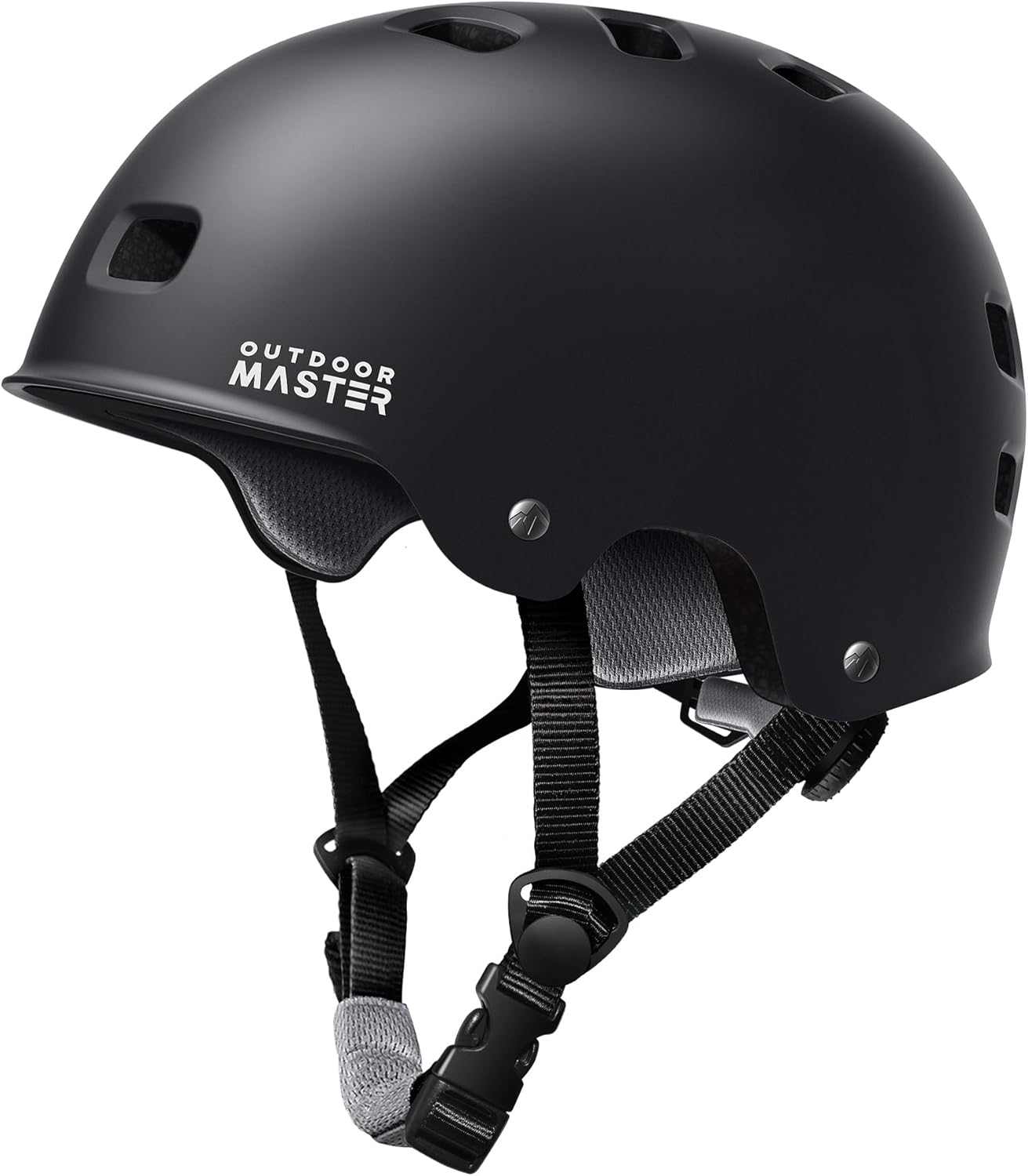 OutdoorMaster Skateboard Cycling Helmet – Two Removable Liners Ventilation Multi-Sport Scooter Roller Skate Inline Skating Rollerblading for Kids, Youth & Adults