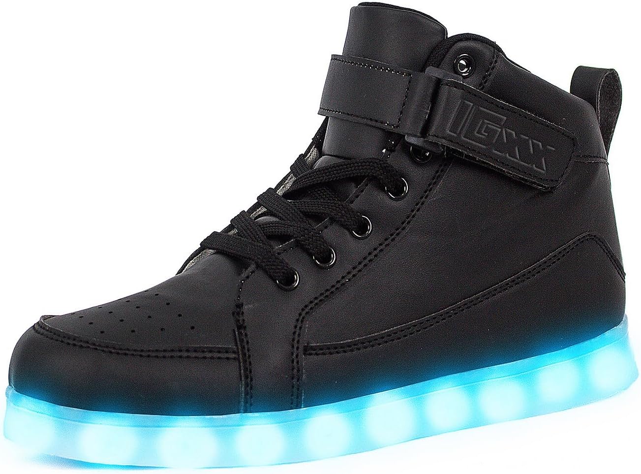 IGxx LED Light Up Shoes for Kids High Top Sneakers Lights Shoes for Boys Girls Unisex USB Charging Flashing Luminous