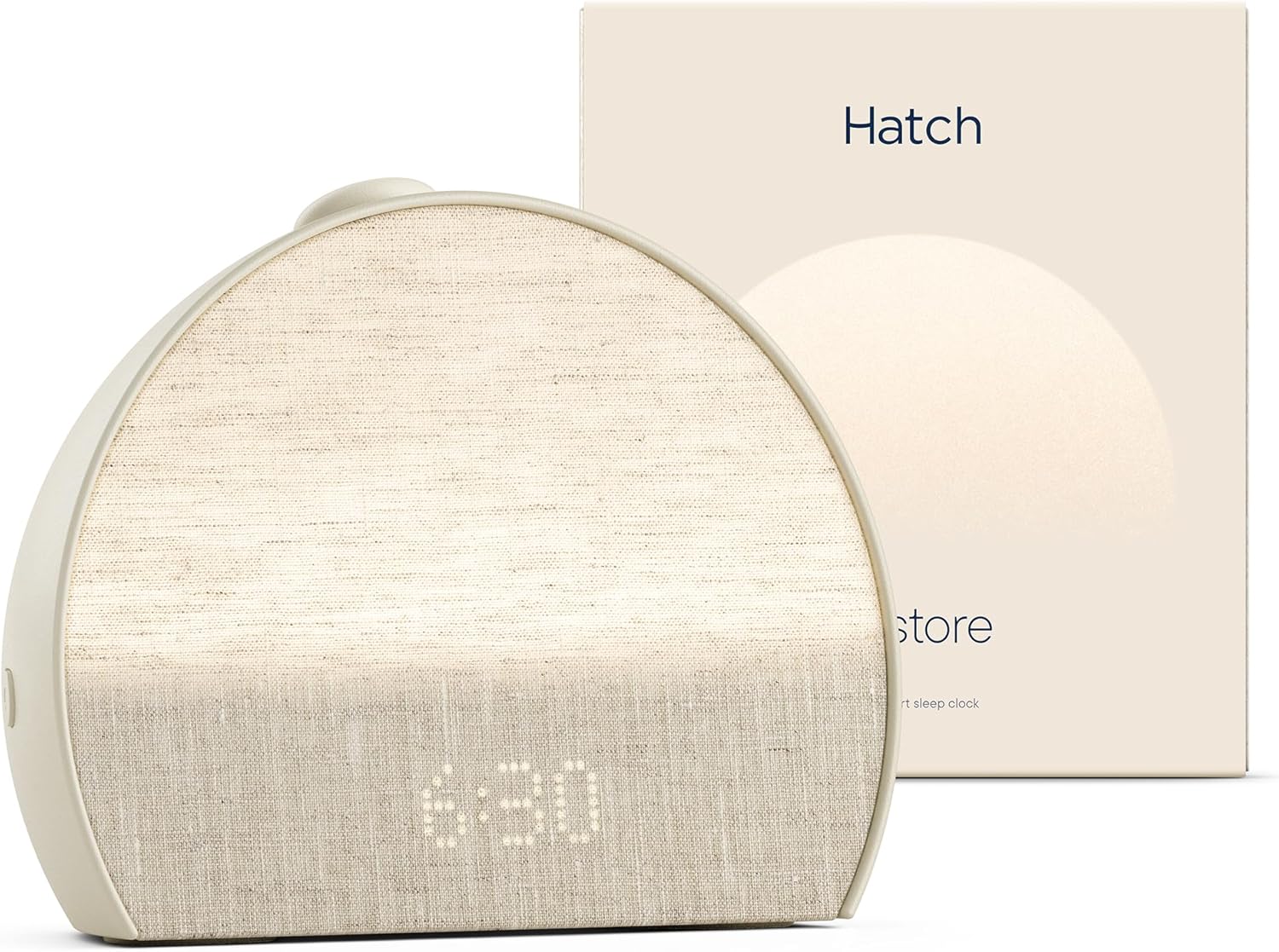 Hatch Restore 3 Sunrise Alarm Clock, Sound Machine, Smart Light (Putty) – White Noise, Screen-Free Sleep Routine