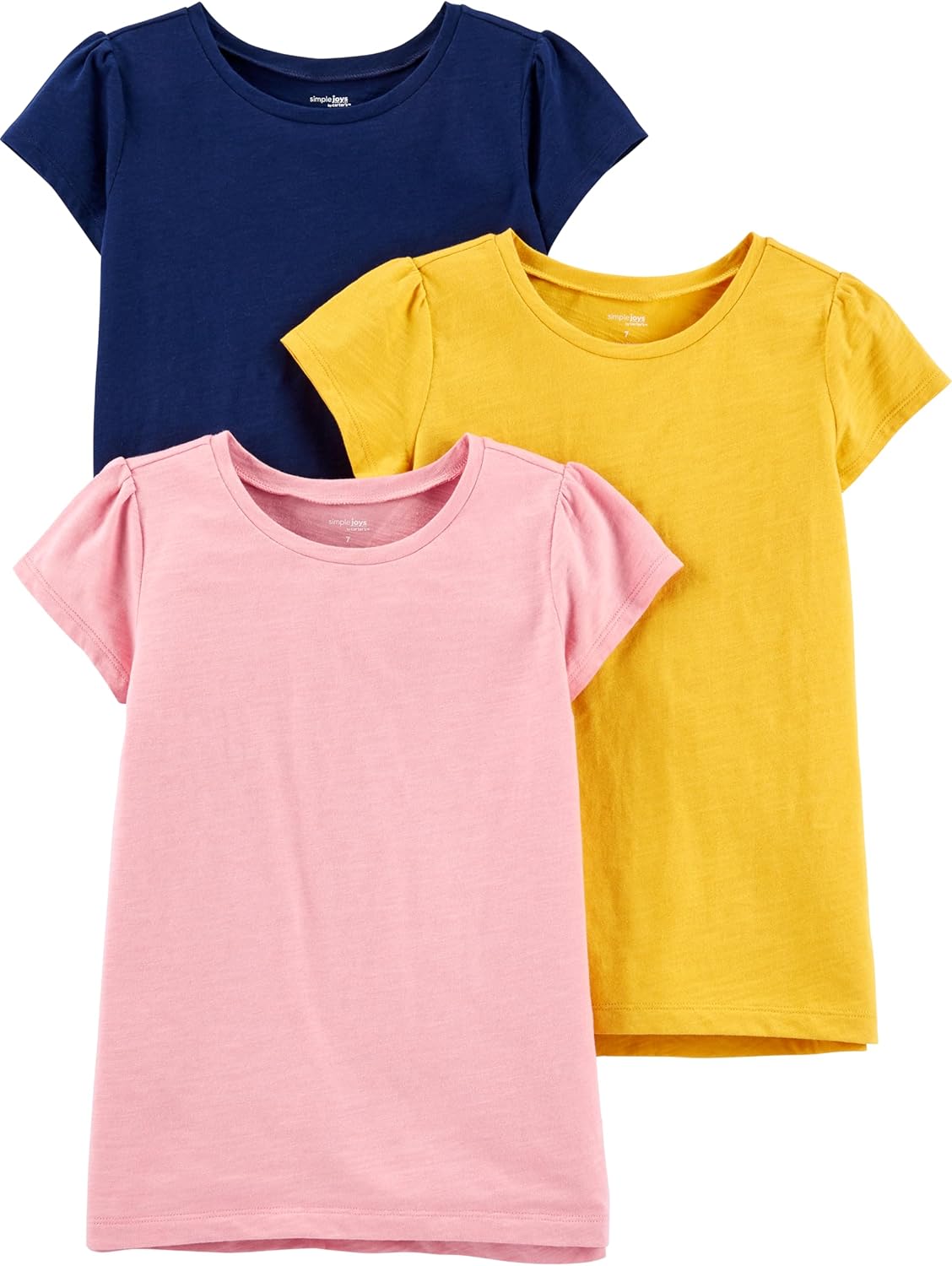 Simple Joys by Carter’s Baby and Toddler Girls’ 2-Pack 4th of July Tops