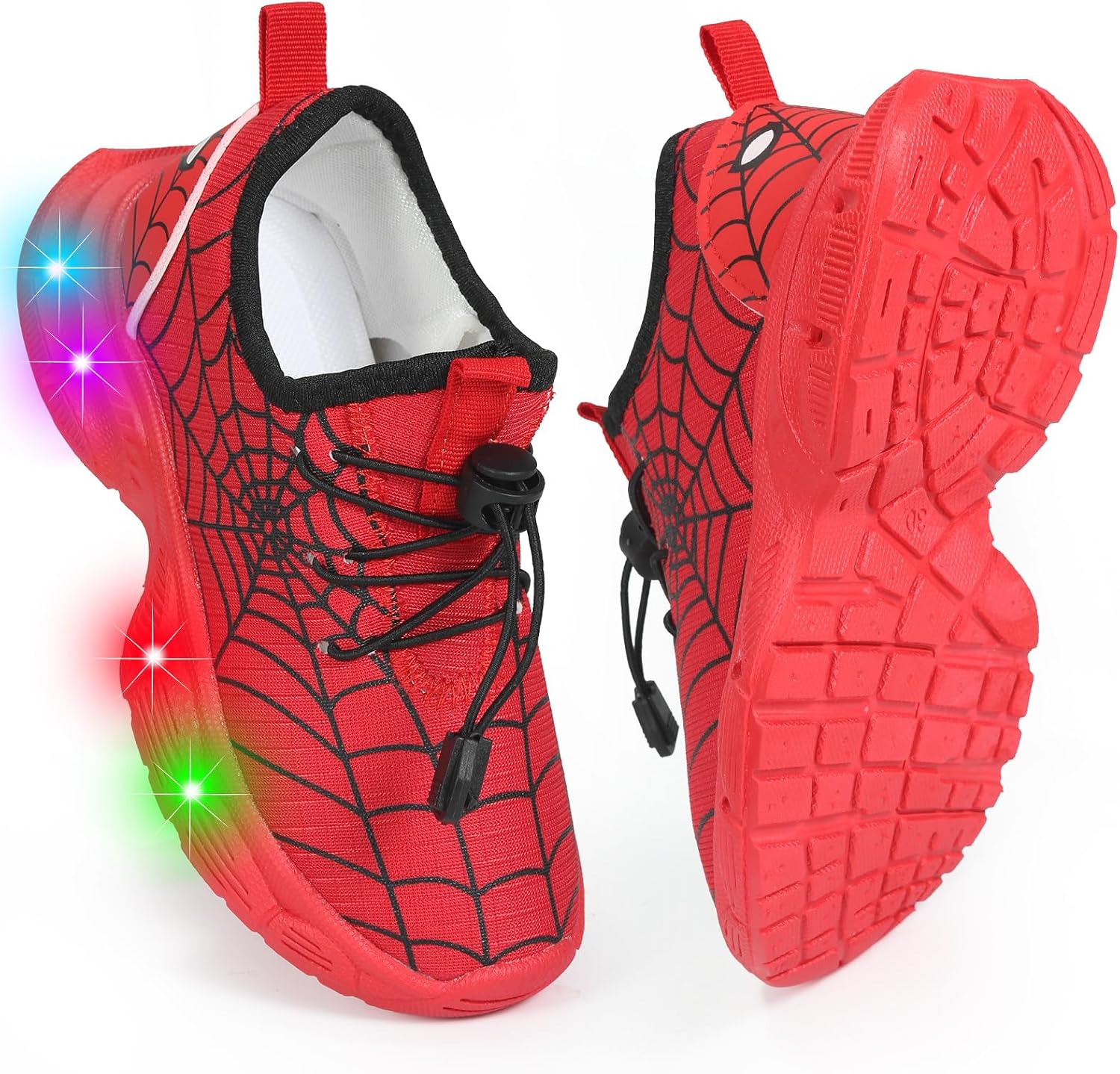 Boy Festive Tennis Shoes for Children’s Parties Breathable Light Up LED Shoes for Kids