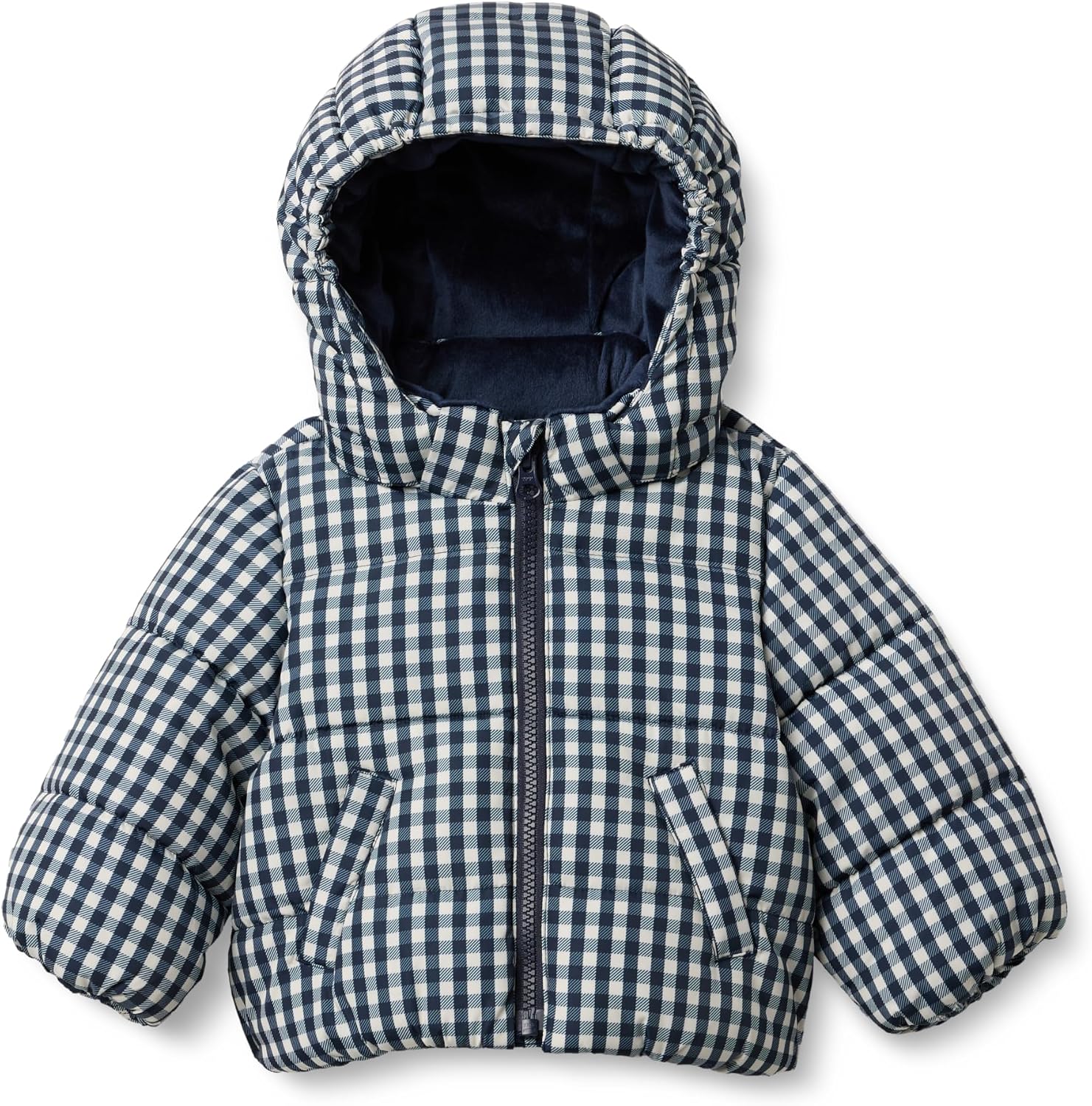 Amazon Essentials x Sofia Grainge Babies, Toddlers, and Boys’ Water-Resistant Hooded Puffer Jacket