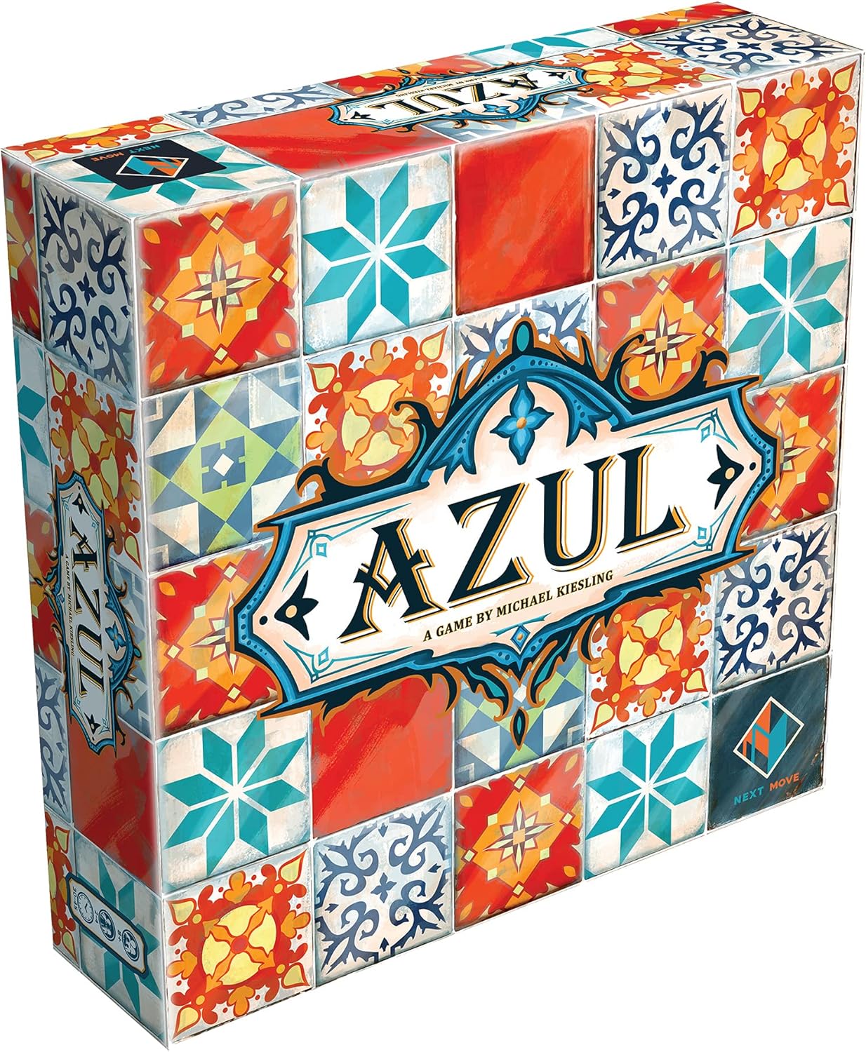 Azul Board Game – Award-Winning Tile-Placement Strategy with Beautiful Mosaic Art for Adults & Families, Family Fun for Adults, 2-4 Players Ages 8+, 30-45 Minute Playtime