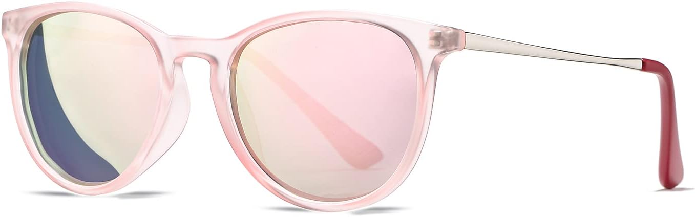 HJSTES Polarized Kids Sunglasses for Girls Boys, 100% UV Protection for Children Sun Glasses, 50MM