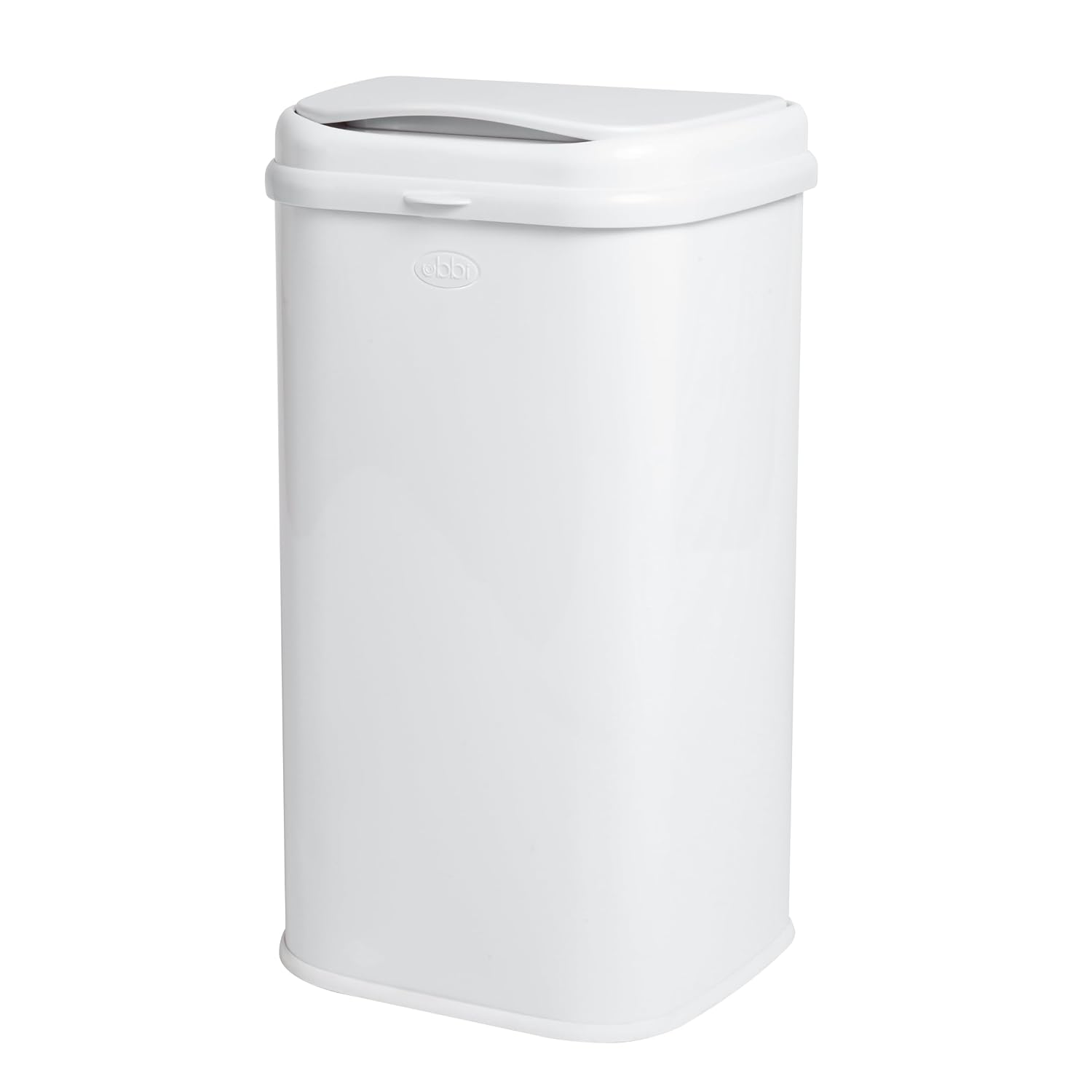 Ubbi Adult Diaper Pail, 13-Gallon Stainless Steel Incontinence Disposal Bin, Odor Locking Trash Can for Adult Diapers, Elderly Care & Caregivers, No Special Bags Required, White