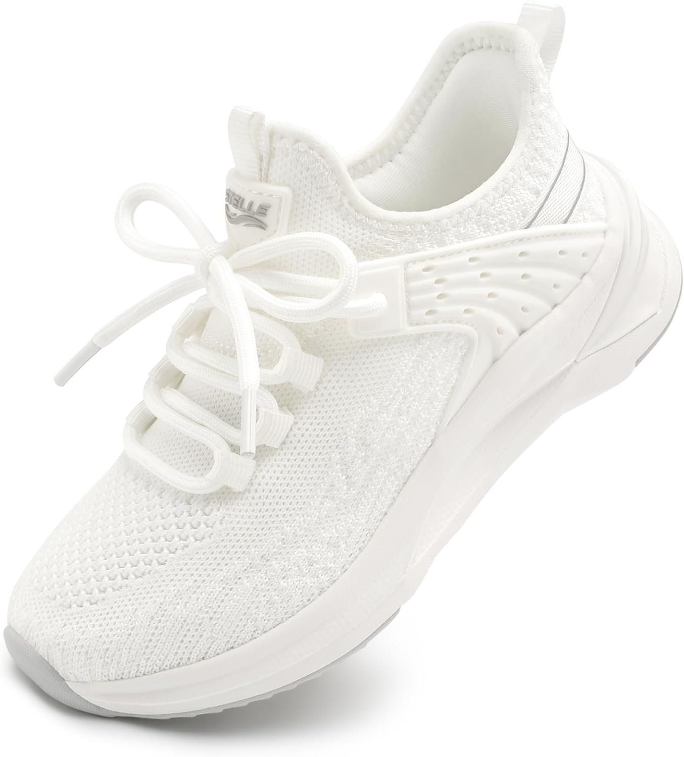 Stelle Girls Tennis Shoes Slip-on Kids Sneakers Lightweight Running Shoe Boys Walking Athletic Flats for Little/Big Kids