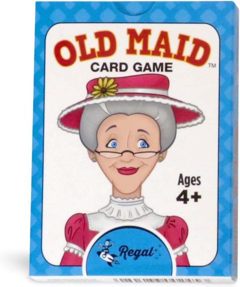 Regal Games Banapples Jr. & Old Maid Kids Card Games Ages 4 5 6 7 8+ | Family Fun Playing Card Set (80 Game Cards, 2 Pack)