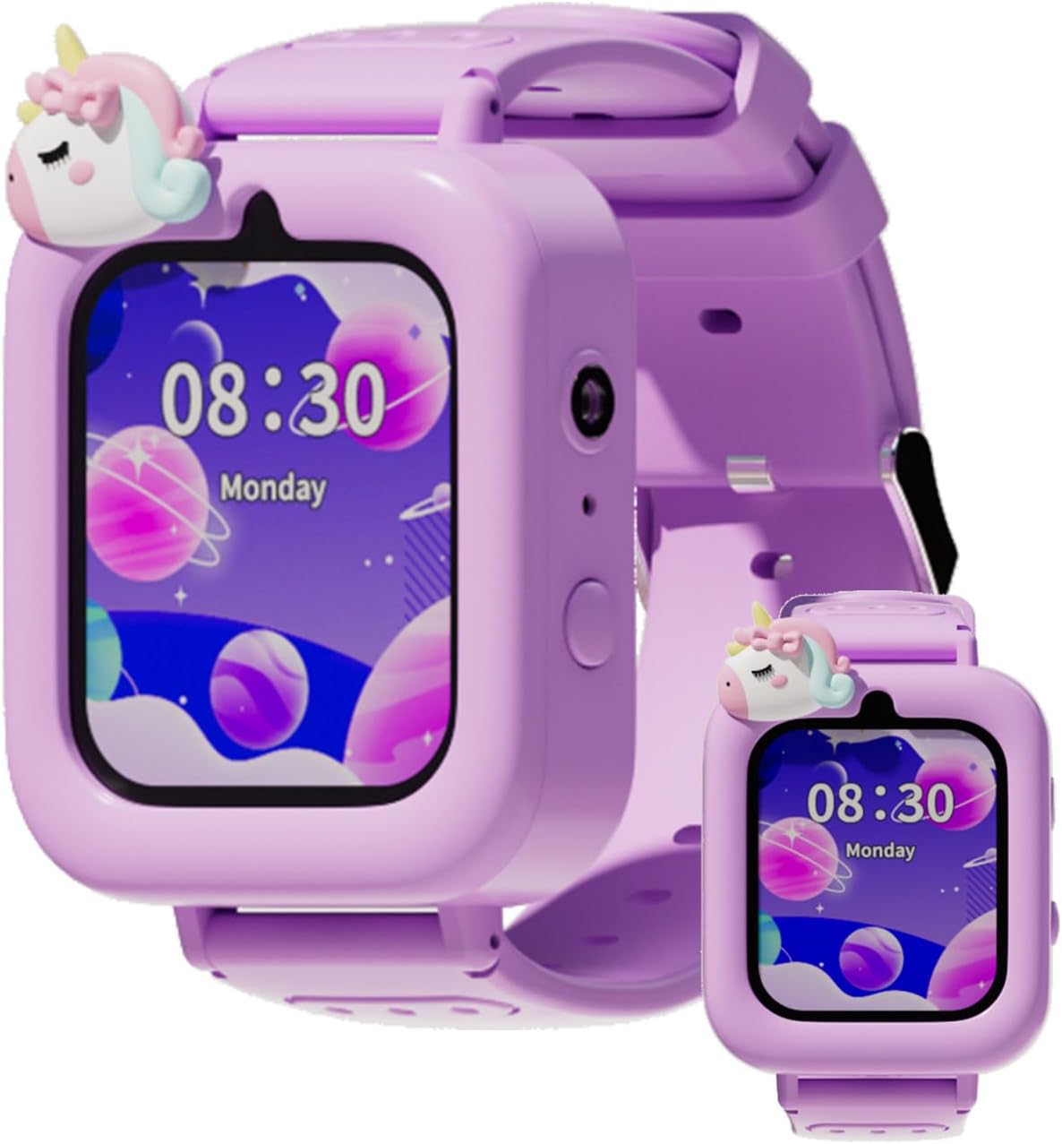 mafiti Kids Watch,Smart Watch for Kids Rechargeable,1.83” HD Touch Screen 26 Applications, Travel Toys/Birthday Xmas Gifts/Early Learning for Aged 3-10 Girls Boys,Purple