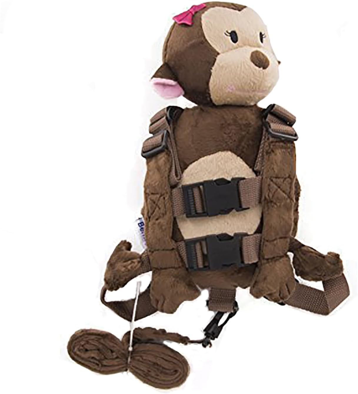 2 in 1 Female Orangutan Toddler Safety Harness Backpack Children’s Walking Leash Backpack Toddler Leash for 1-3 Years Old Kid Leash for Girls