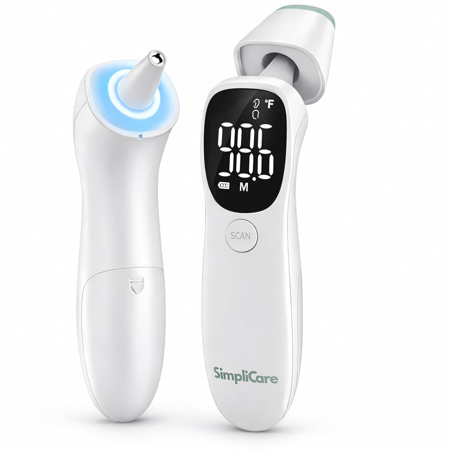 Baby Thermometer, FDA 510(k) Cleared Ear Thermometer for Kids Adults Infants, Baby Essentials, Ear & Forehead Thermometer (Touch), 2-in-1 Dual Mode, Digital Ear Thermometer (AET-R842)