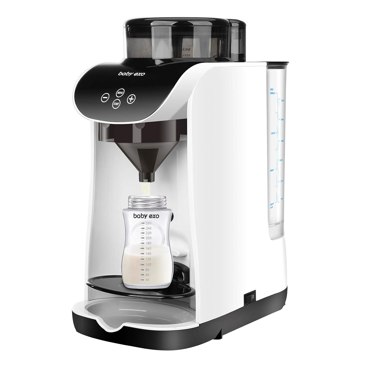 BabyEXO Formula Milk Dispenser, Automatic Electric Formula Mixer Warmer, Milking Machine for Baby – Easily Make Bottle with Automatic Powder Blending