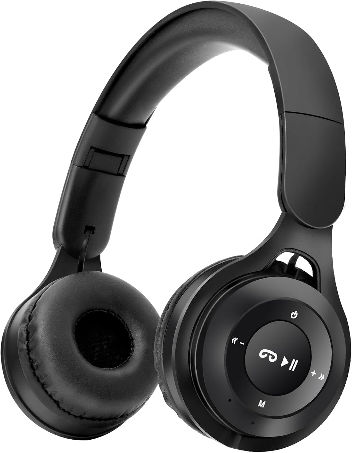 Kids Bluetooth Headphones, Over Ear Children’s Wireless Bluetooth 5.3 Headsets, Built-in Mic, Comfortable Wear & HD Sound, Kids Headphones for Boys Girls School Travel iPad Tablet (Black)