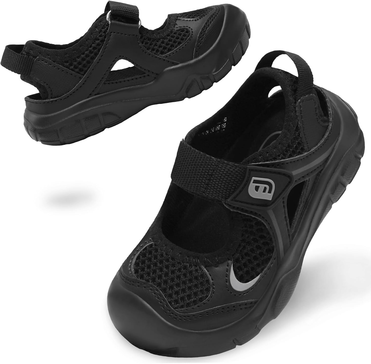 JOINFREE Toddler Sandals Girls Boys Wide Barefoot Water Sandals Lightweight Summer Water Shoes Quick-Dry Non-slip Aqua Athletic Sneakers for Beach Swim Pool