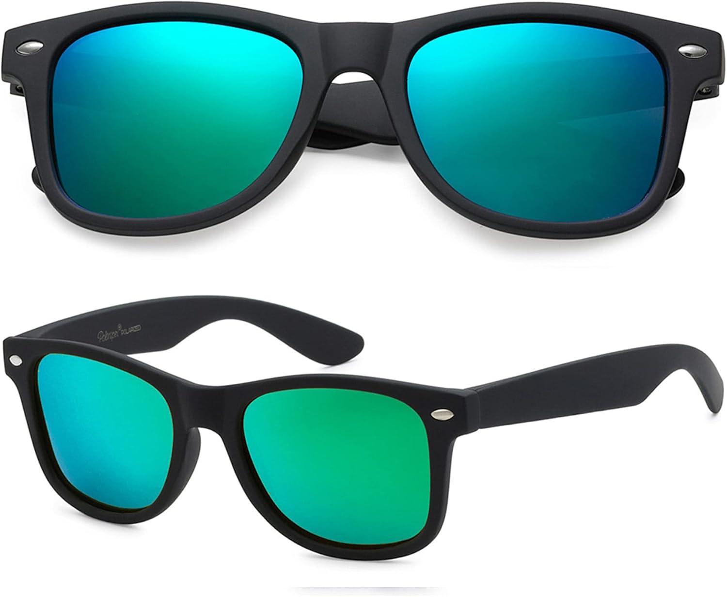 PolarSpex Toddler Sunglasses UV Protection – Unbreakable Kids Polarized Sunglasses with Case for Boys & Girls age 2-8