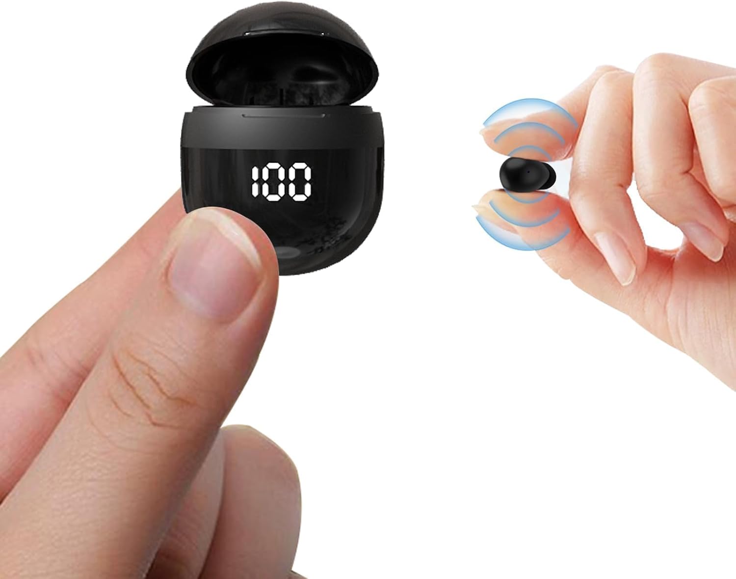 Yihou Ear Buds Invisible Small Mini Sleep Earbuds Headphones Wireless Bluetooth Comfortable Tiny Sleeping Smallest Low Profile Micro Discreet Hidden Kids Earbuds Ear Buds for Small Ear Canals Work