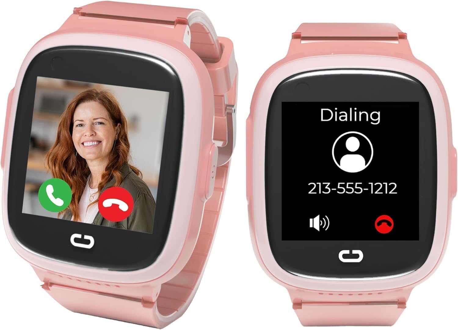 Kids Watch with GPS Tracker, Two-Way Calling, Real-Time Tracking and SOS Alerts – Kids Smart Watches for Girls with Geo-Fencing, School Mode, Water Resistant, Long Battery Life and Parental Controls