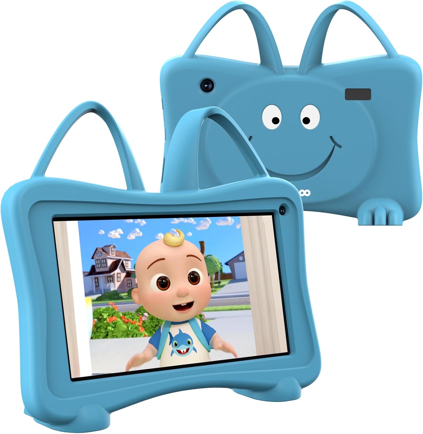 Trayoo Kids Tablet 7 Toddler Children’s Learning Tablet with WiFi, YouTube, Parental Control, Durable Case Education Learning Apps for Boys Girls (Blue)