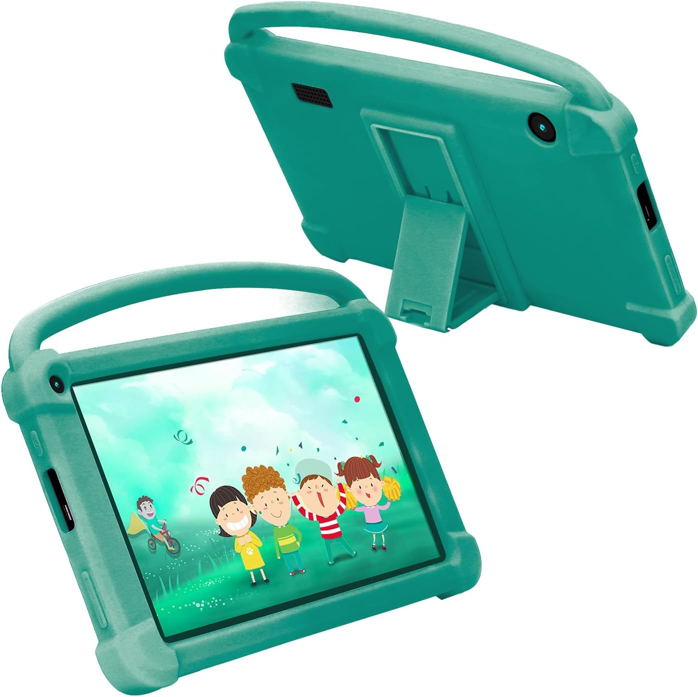 ATOZEE Kids Tablet, 7 inch Tablet for Kids 4GB+32GB Supports 1TB Expansion Android Preinstalled Parental Control Children Education with Shockproof Kickstand Case, GMS Certified Toddler Tablets.