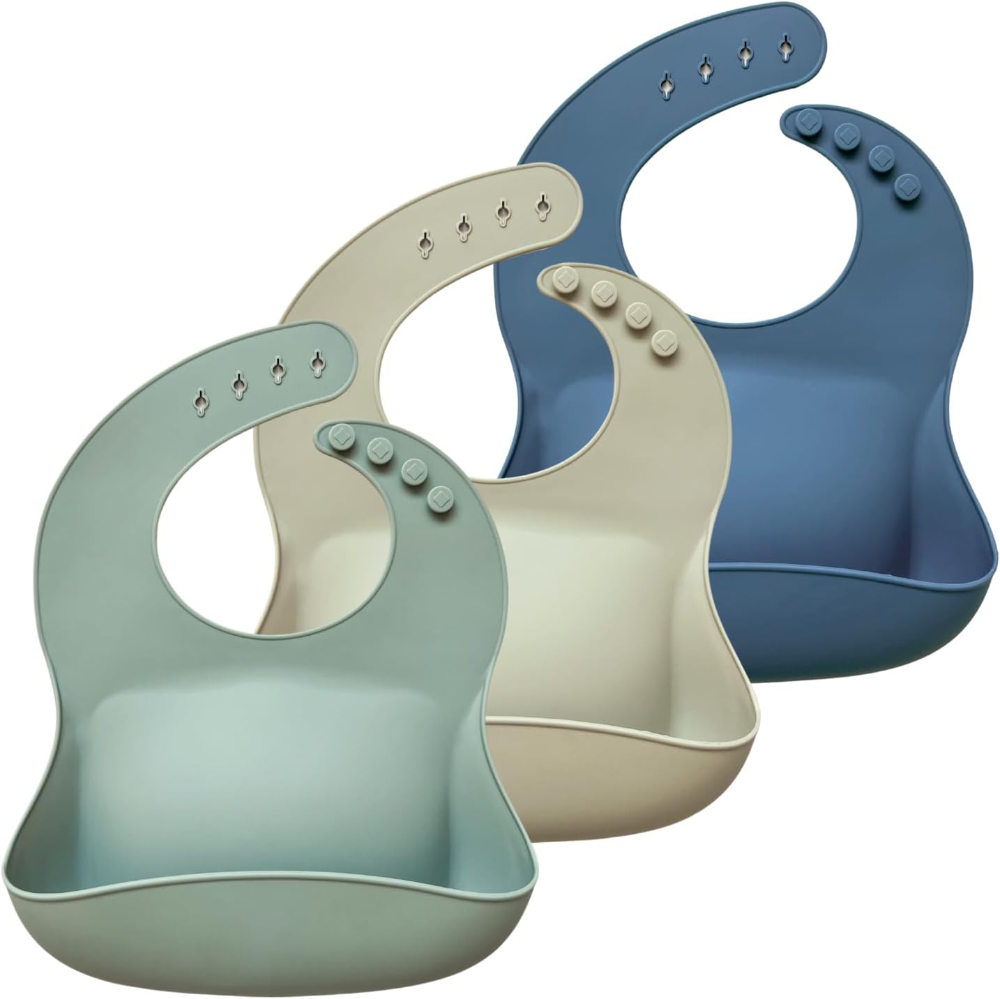 Hippypotamus Silicone Baby Bibs – Soft Waterproof Bibs for Babies & Toddlers