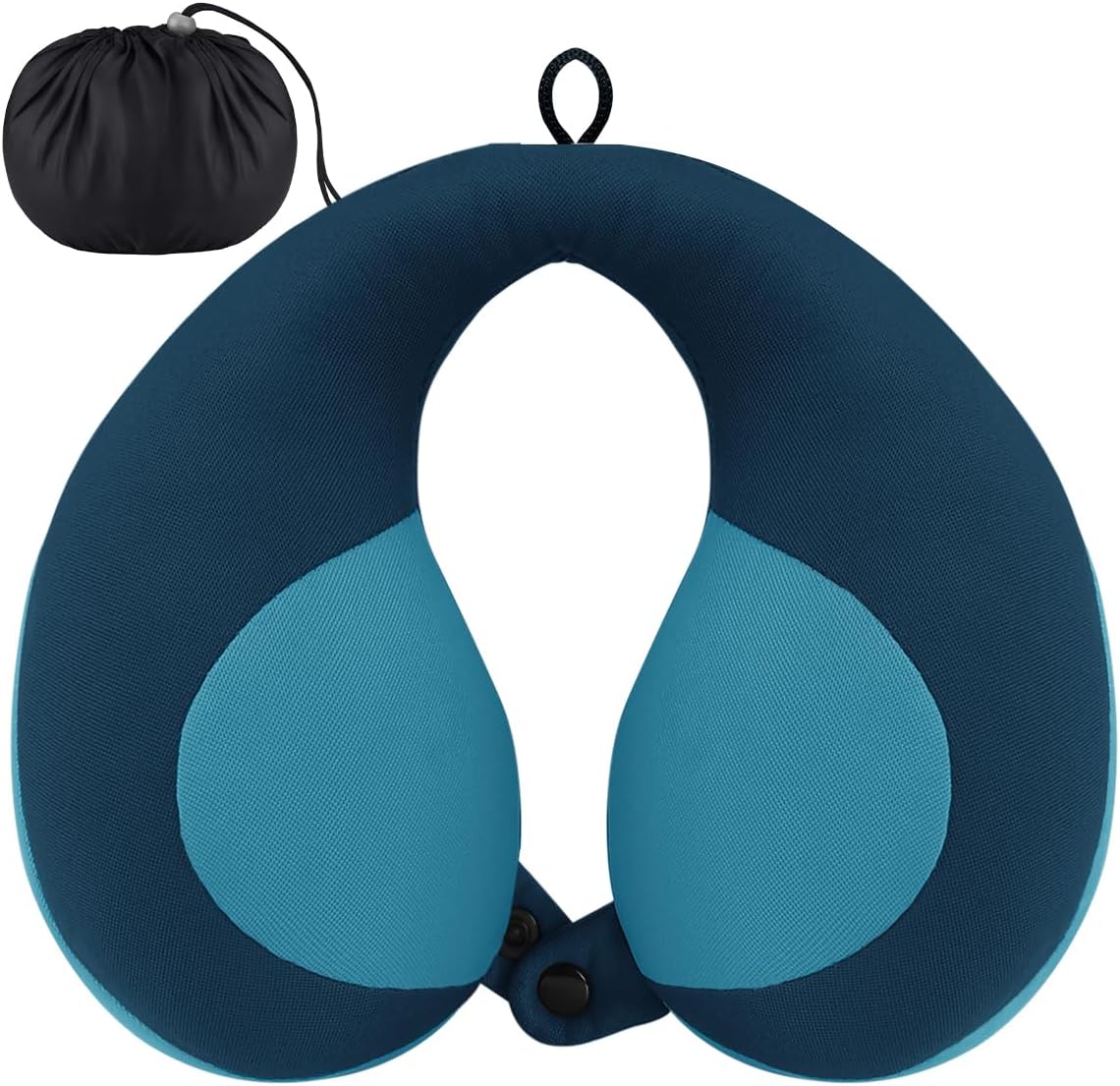 INFANZIA Chin Supporting Travel Neck Pillow, Comfortably Supports and Helps Support Head and Neck – Gifts for Toddler/Child/Kids, Blue