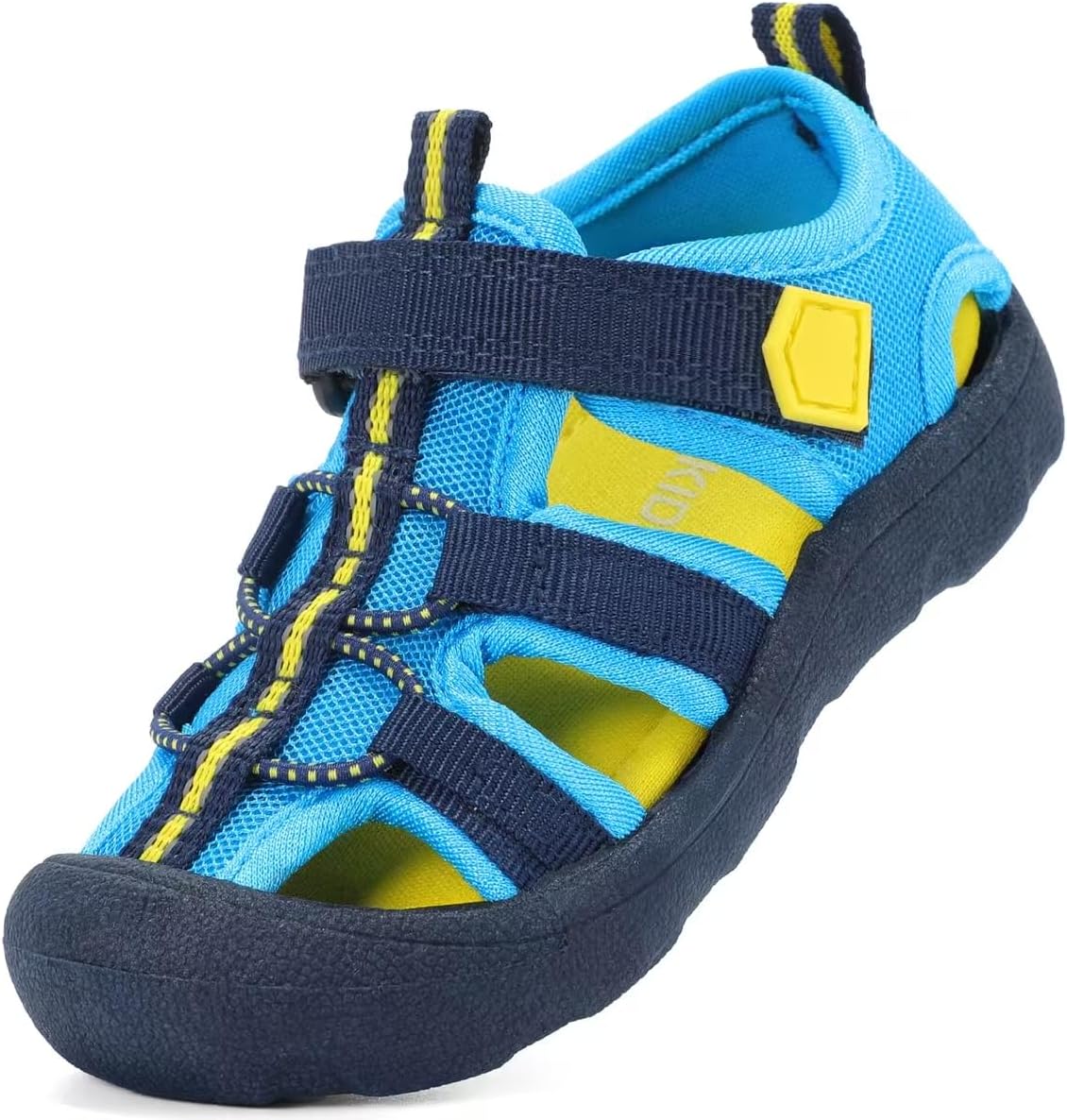 Wide Toe Box Toddler Water Shoes Boys Girls Quick Dry Sandals Kids Breathable Lightweight Soft Flexible Non Slip Adjustable Hook and Loop for Summer Beach Outdoor Athletic Sport Swimming Pool