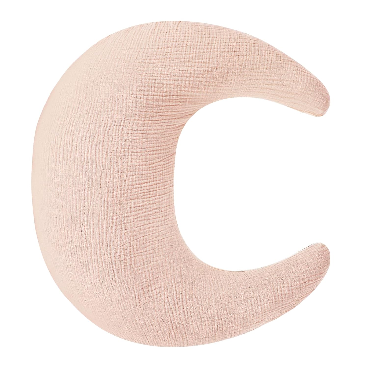SWESEN Nursing Pillow Cover, Soft Removable Cover for Breastfeeding Pillows, Pillow Slipcover for Baby Boys and Girls, Comfortable & Breathable, Light Pink, Washable (Only Cover)