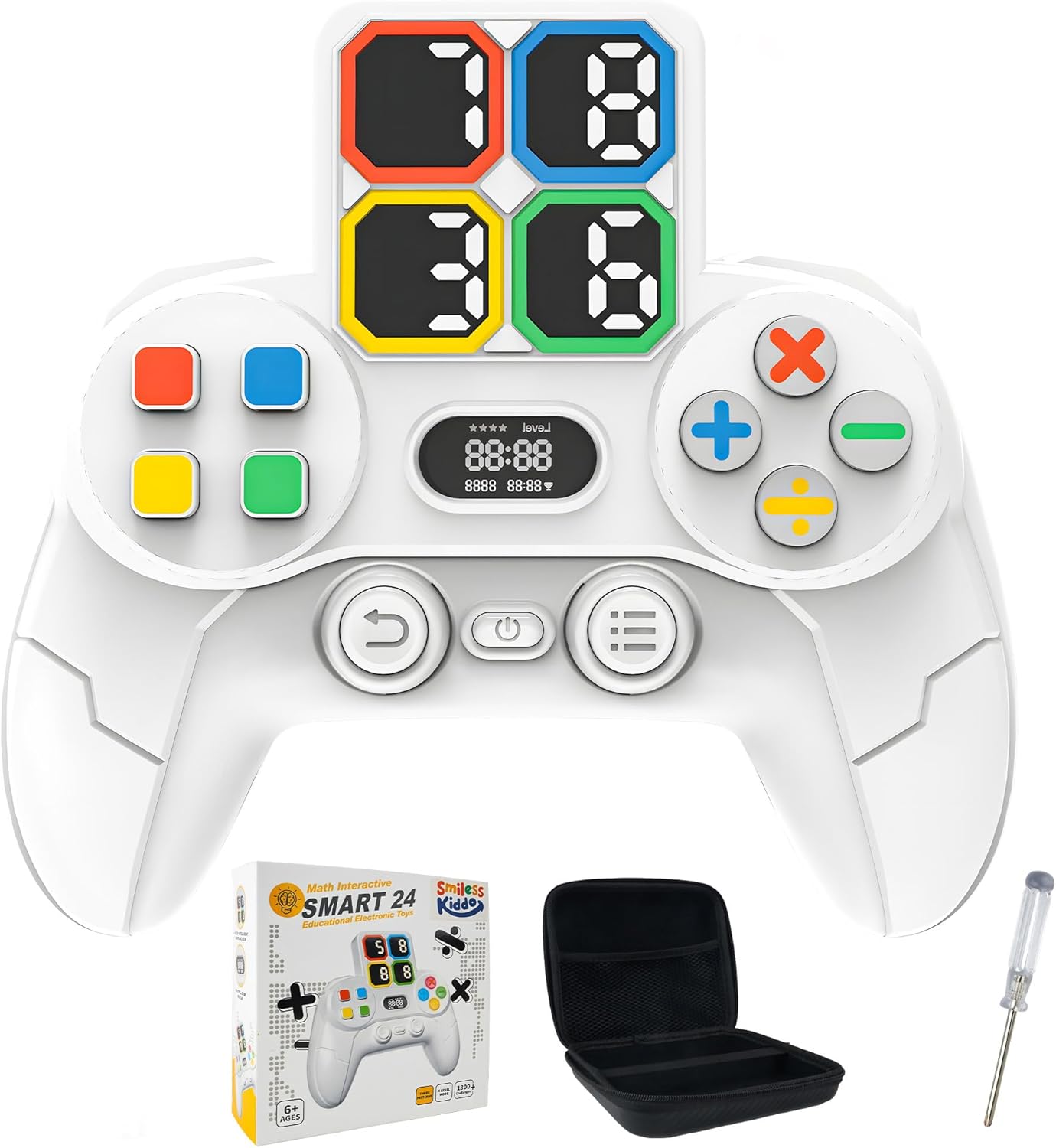 SMILESSKIDDO Math Games for Kids 5-7 8-12 | Calculate Number of 24 Math Game | Portable Handheld Game, Addition, Subtraction, Multiplication and Division Learning Educational Toys Gift