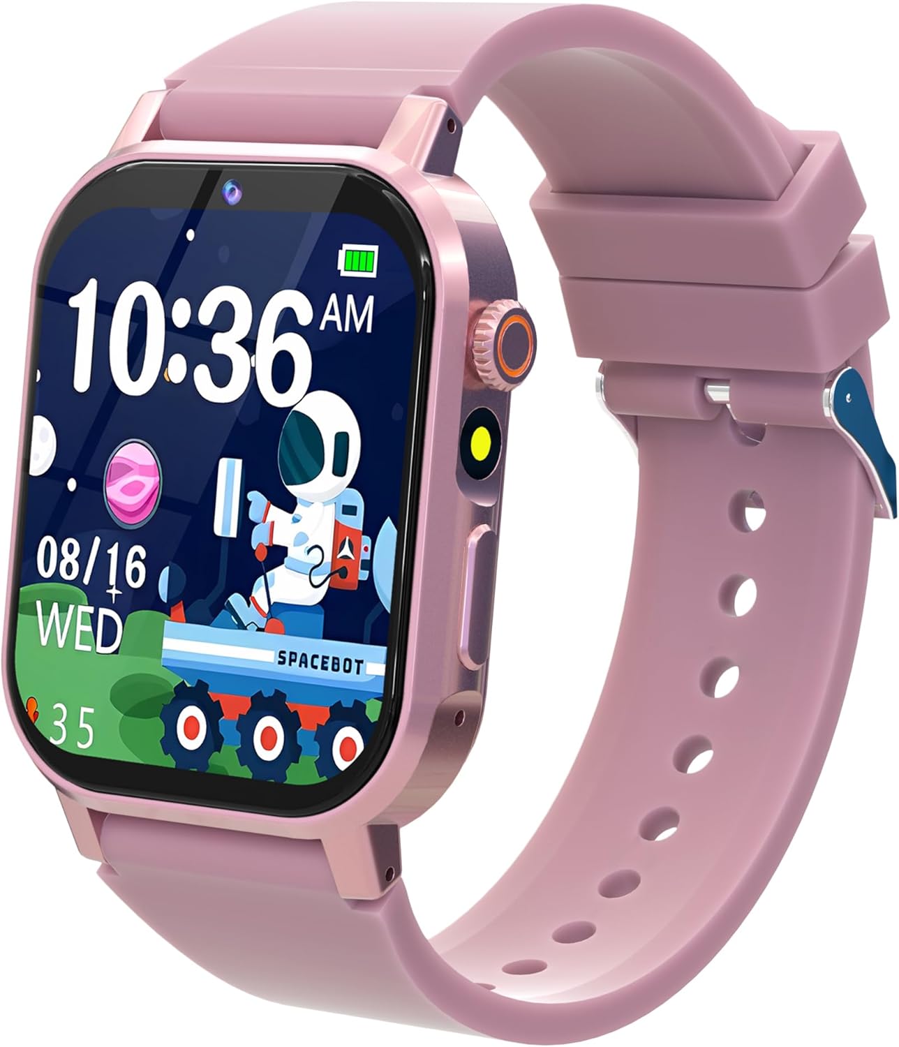 Kids Smart Watches Girls Gift Age 3-12, Kids Watch with 32 Games HD Touchscreen Camera Video Music Audiobook Pedometer Flashlight 12/24 hr Educational Toys Birthday Gift for Girls Ages 5 6 7 8 9 10