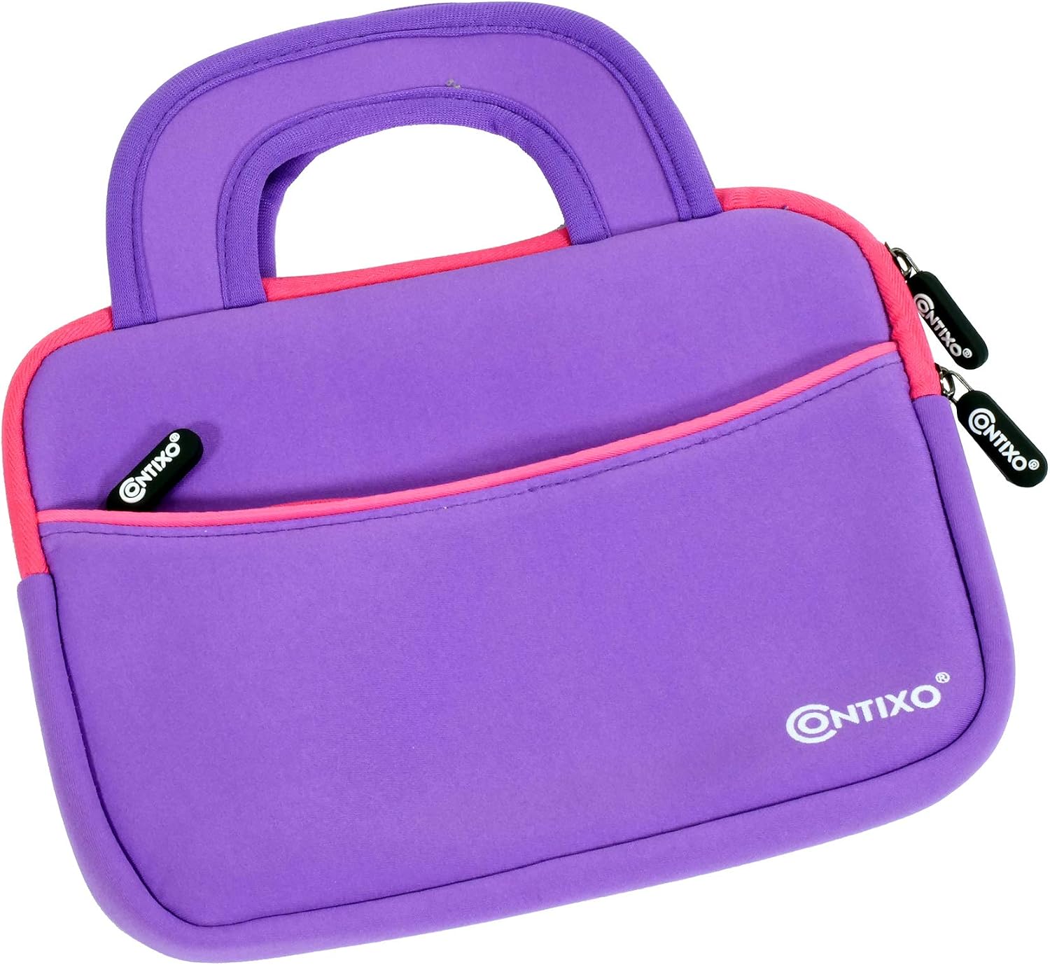 Contixo 10″ Protective Sleeve Bag – Compatible with K102 & K103 Kids Tablets, Shockproof & Water-Resistant Carrying Case (Purple)