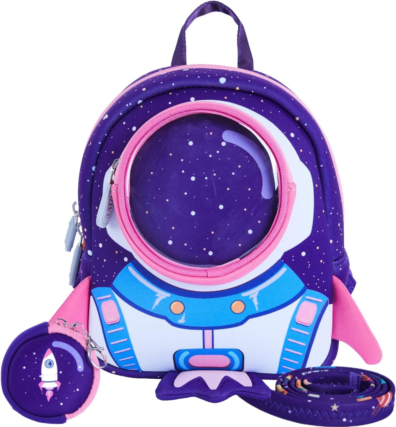 Kids Backpack with Safety Leash,Anti-lost Children Toddler Backpack for Boys Girls Baby (Purple With Safety Leash(3-6 Years))