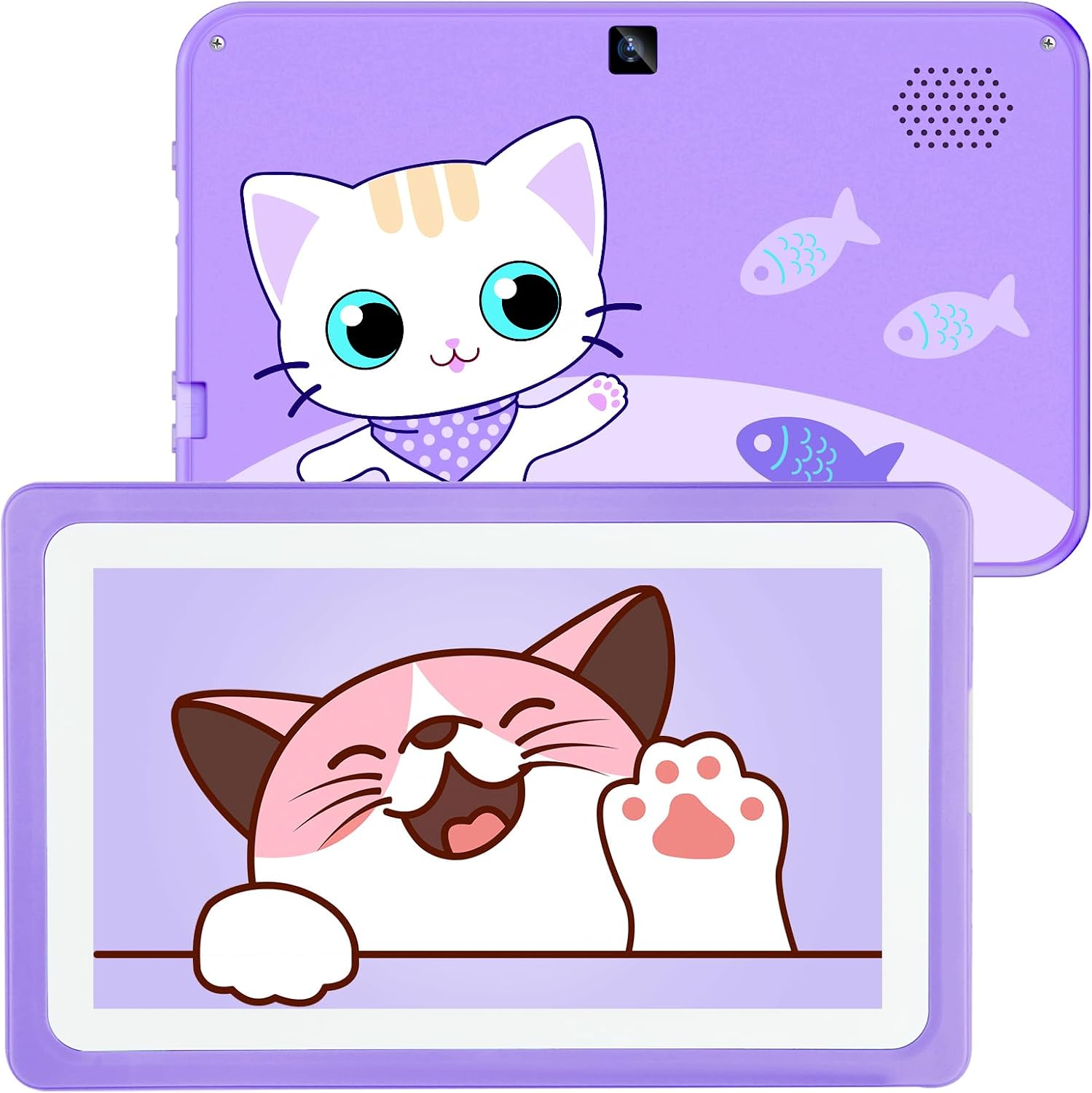 Kids Tablet 7” Tablets for Kids with Parental Control, WIFI Children’s Tablets for Toddlers with Plenty of Offline Child learning Apps Pre-installed, Toddler Tablet 3-7 Years Boy Girls Gift（Purple)