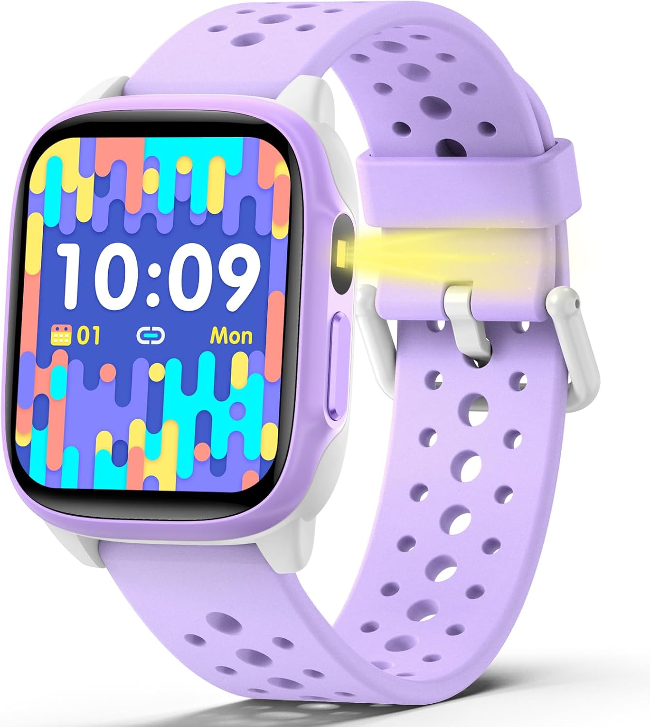 meoonley Kids Watch with 140 Sports Modes, 1.5″ Kids Fitness Tracker, Girls Smart Watch, No APP/Phone Required, Sleep Monitor, Heart Rate, Puzzle Games, IP68 Waterproof,Gifts for Girls Teens Aged 6-15