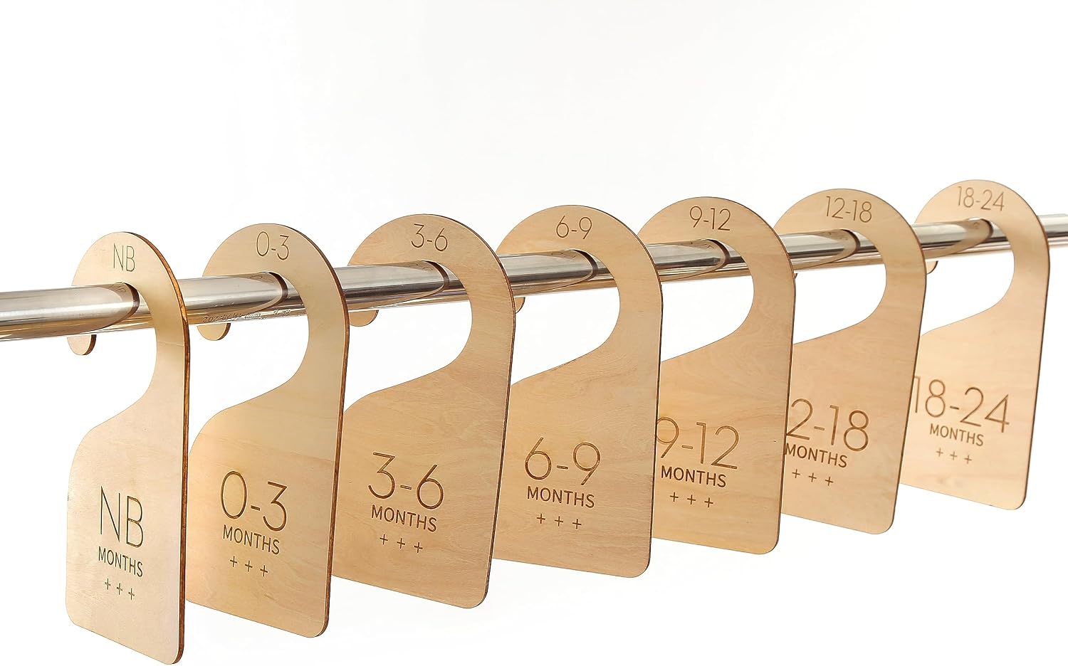 Wooden Baby Closet Dividers,Clothes Divider for Nursery,Newborn to 24 Month | Clothes Dividers For Home Nursery Clothes