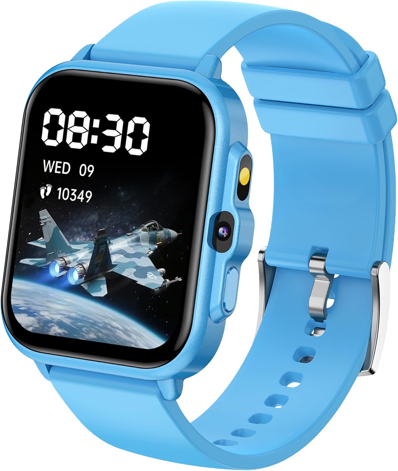 Kids Smart Watch Boys and Girls, Smartwatch with Alarm Clock, Camera, Games, Music, SOS, 24/7 Health Monitor, 100+ Sports Modes, IP68 Waterproof, Children Watches Birthday Gift for Kid Ages 4-12