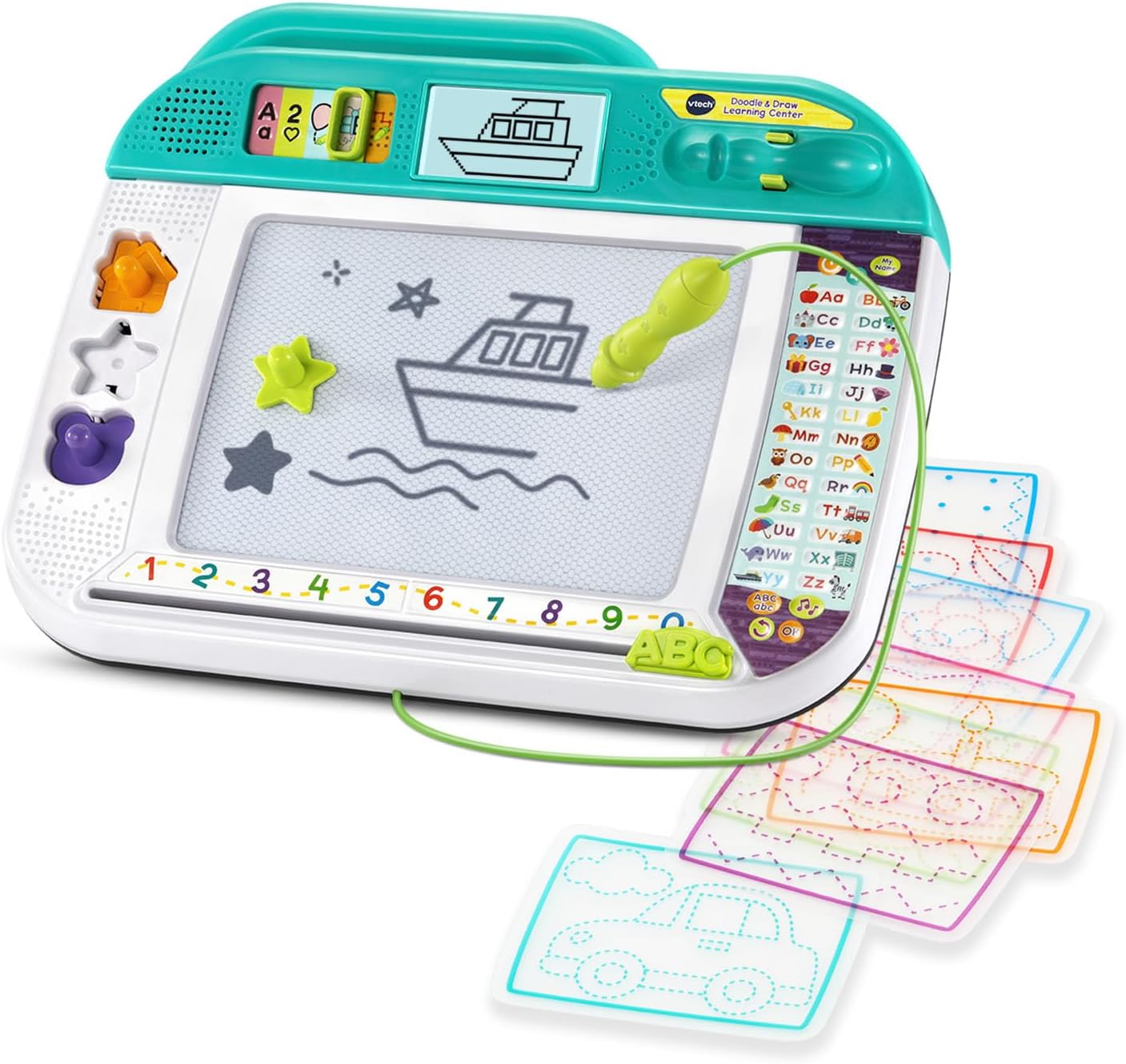 VTech Doodle and Draw Learning Center with Stencils and Stamps for Kids