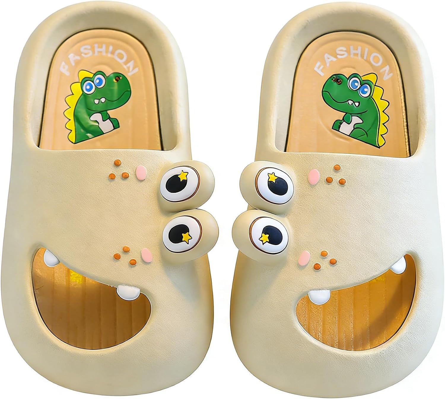 Toddler Little Kids Slides Sandals Unicorn Dinosaur Bunny Beach Pool Shower Slides Anti-Skid Home Bath Slippers Cute Summer Outdoor Shoes for Girls and Boys