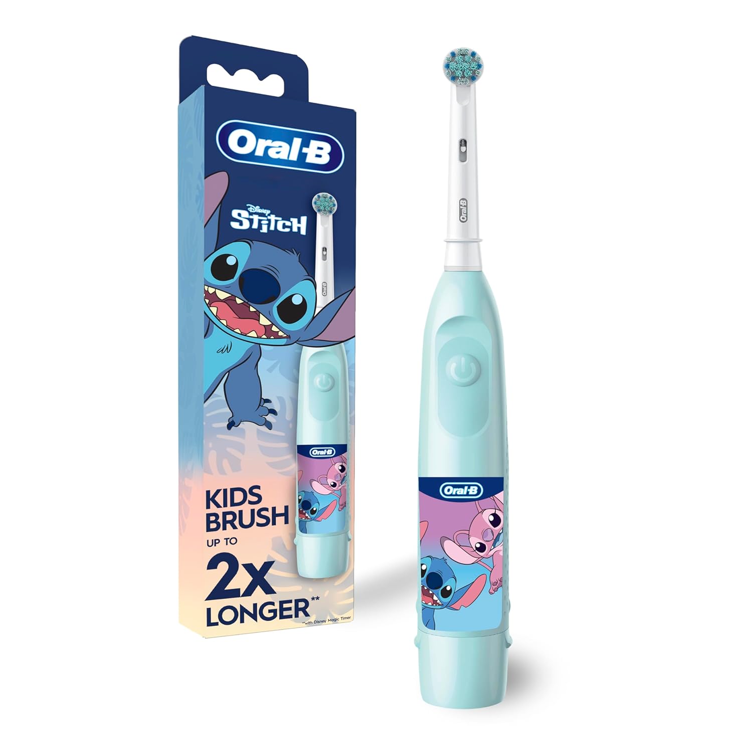Oral-B Kid’s Electric Battery Powered Toothbrush, Featuring Extra Soft Color Changing Bristles, for Ages 3+